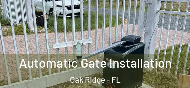  Automatic Gate Installation Oak Ridge - FL