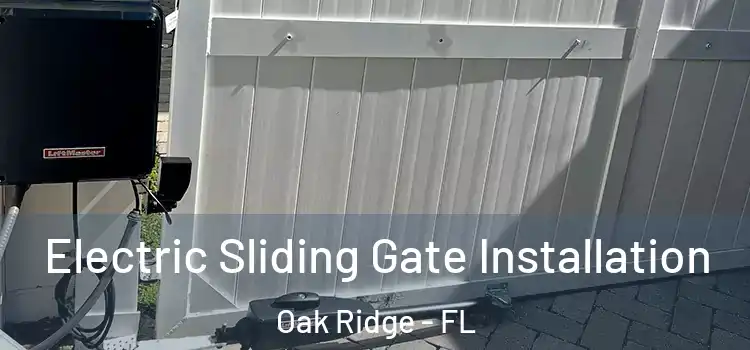 Electric Sliding Gate Installation Oak Ridge - FL