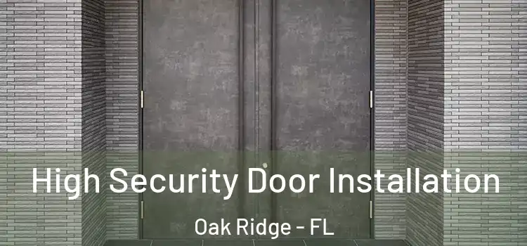 High Security Door Installation Oak Ridge - FL